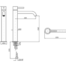 Pan S Extended Spout Basin Mixer gallery detail image
