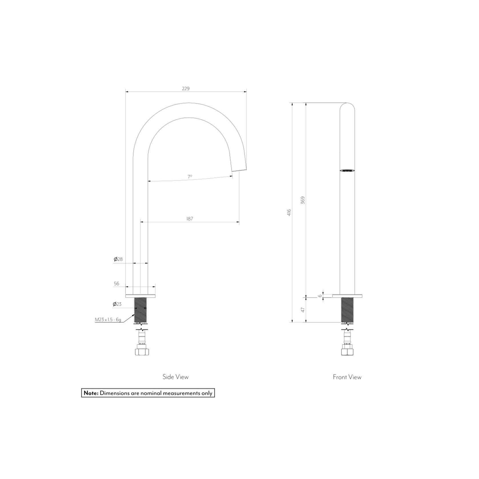 Sensor Gooseneck Hob Spout gallery detail image