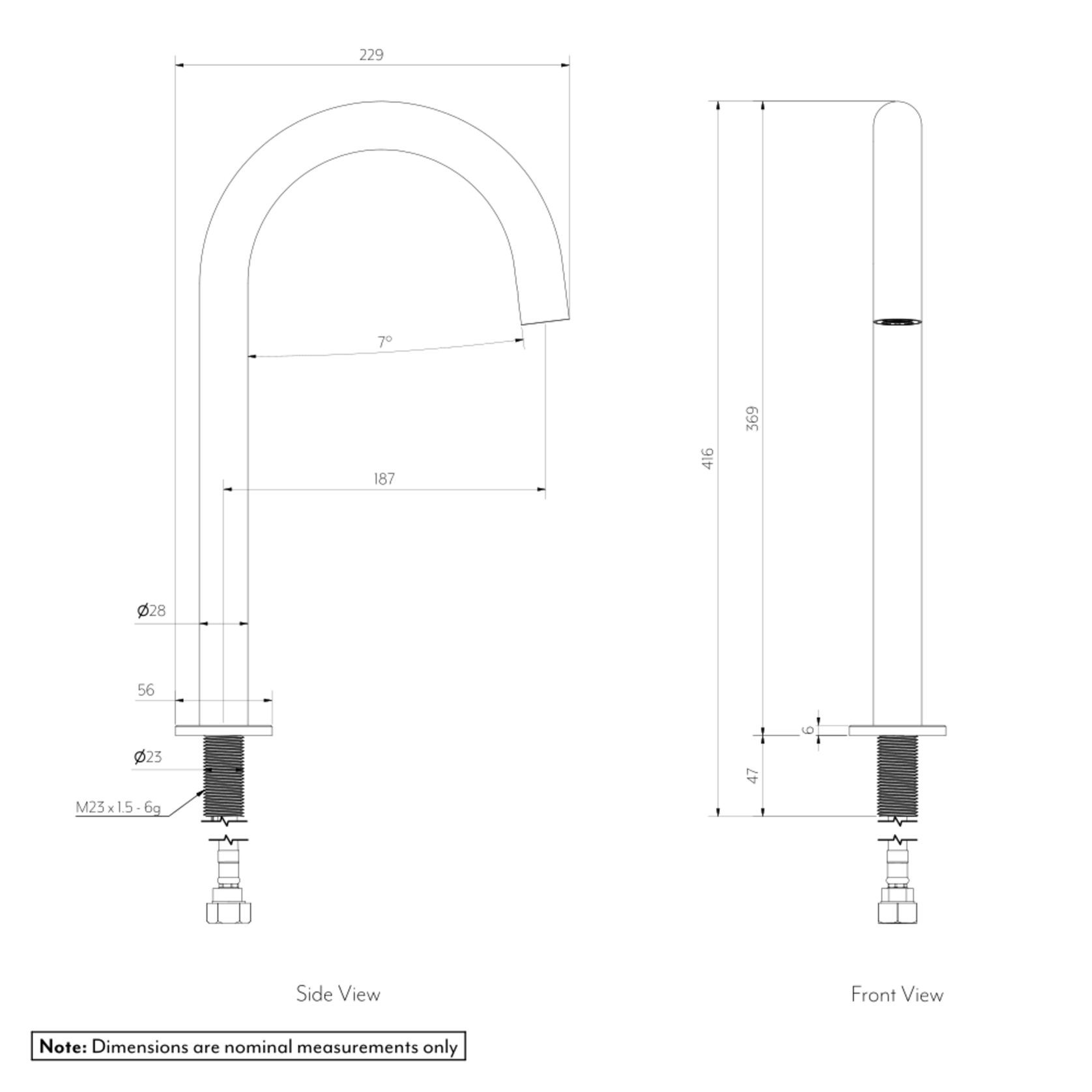 Sensor Gooseneck Hob Spout gallery detail image