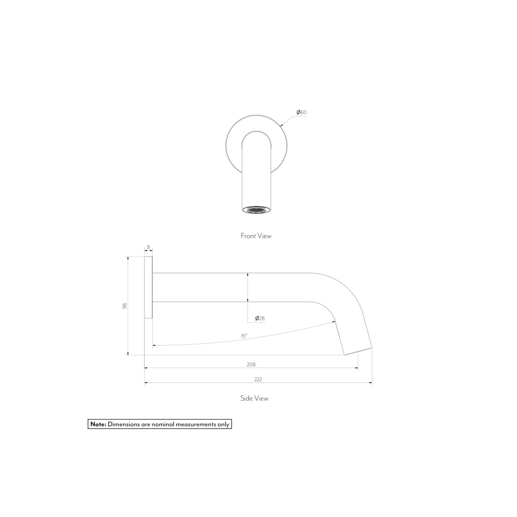 Sensor Wall-Mounted Spout gallery detail image