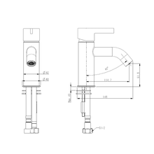 Telaio Basin Mixer gallery detail image