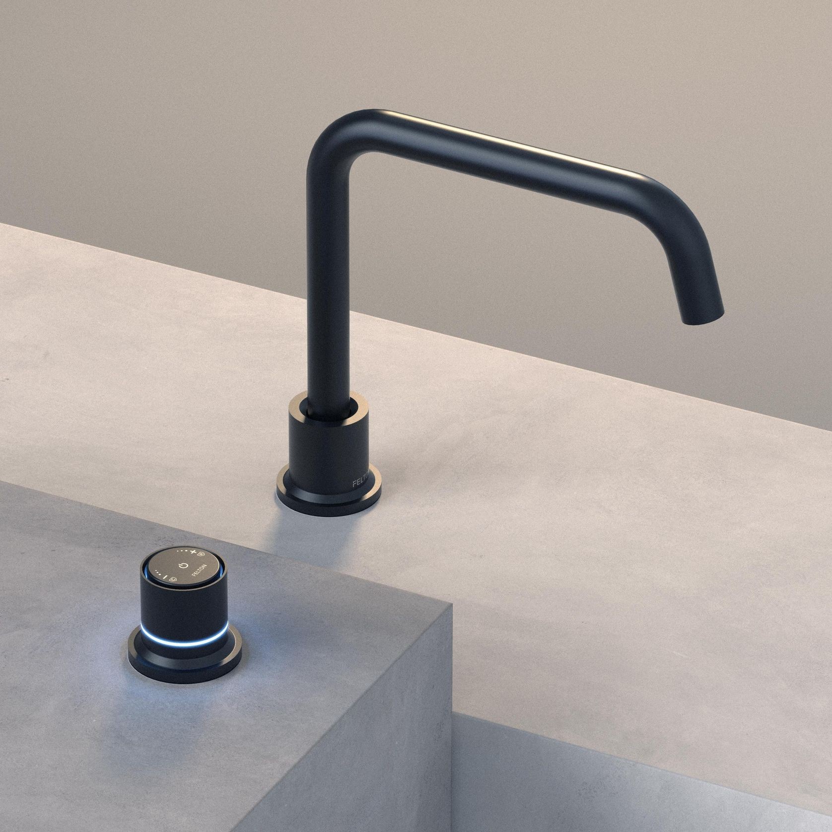 Tate Digital Deck Mounted Mixer gallery detail image