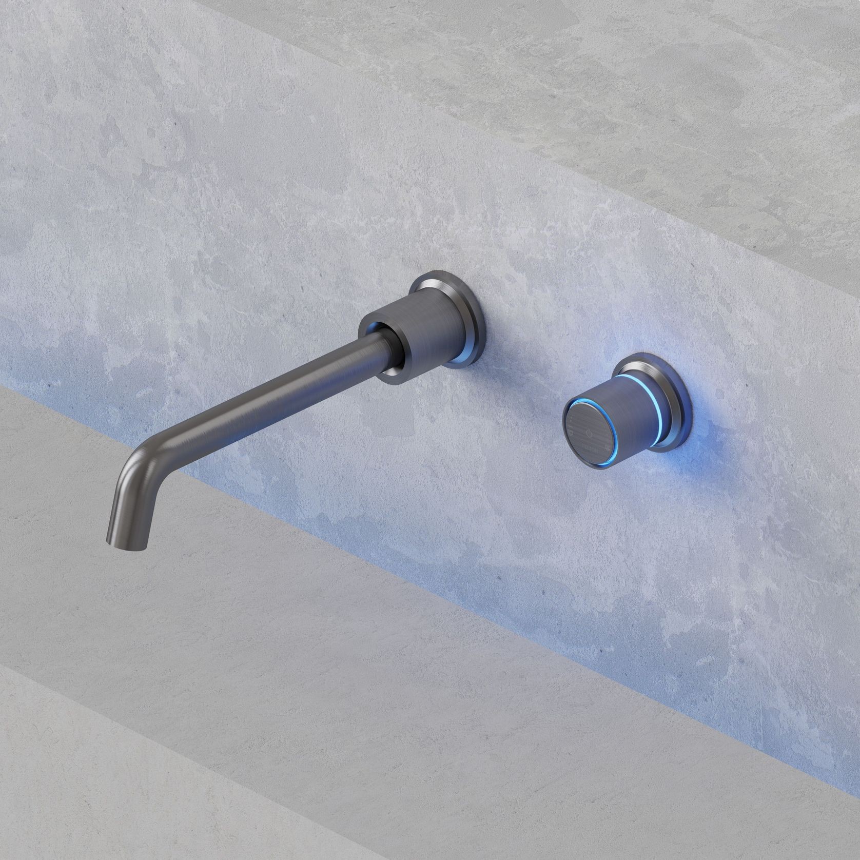 Tate Digital Wall Mounted Mixer gallery detail image