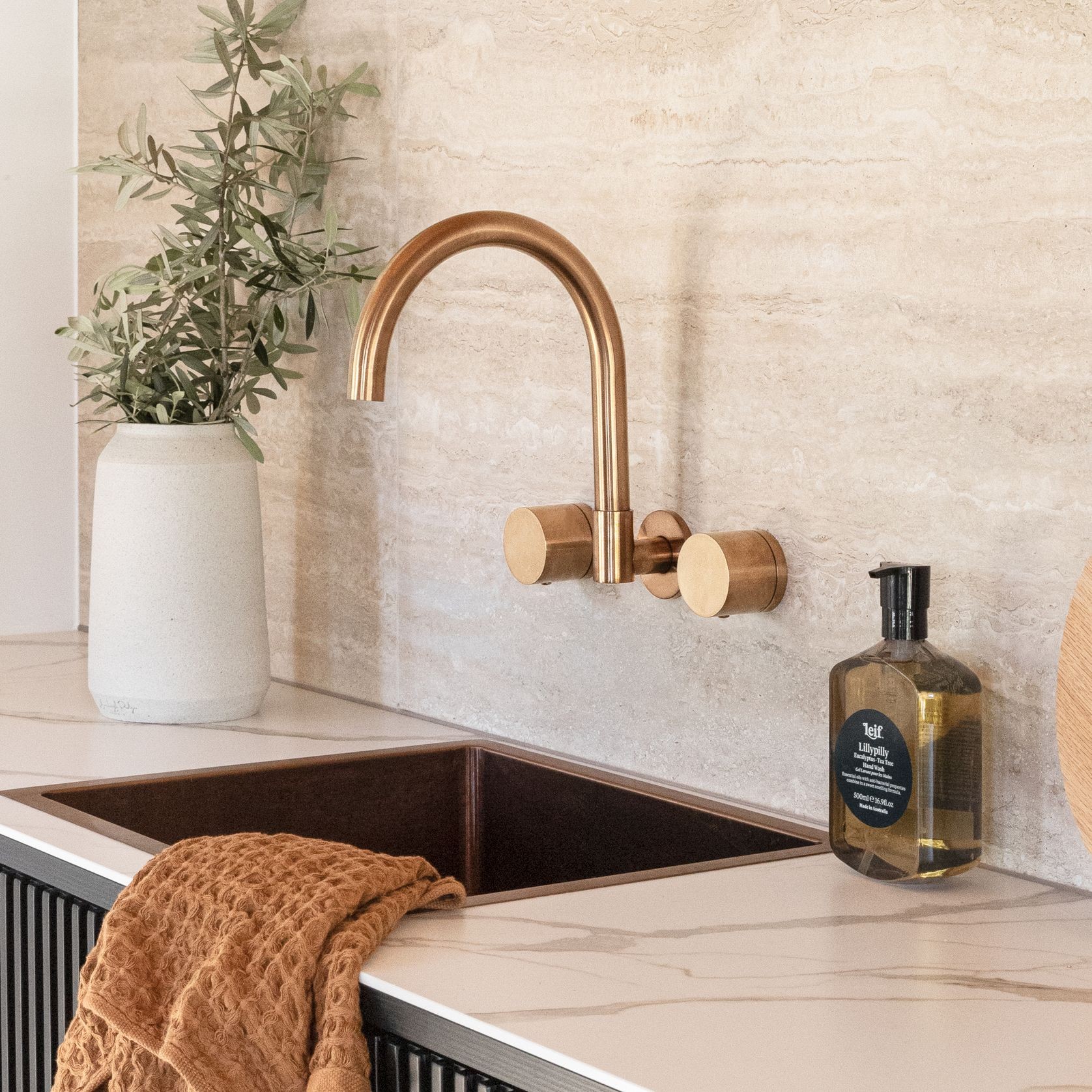 Gooseneck Wall-Mounted Swivel Spout gallery detail image
