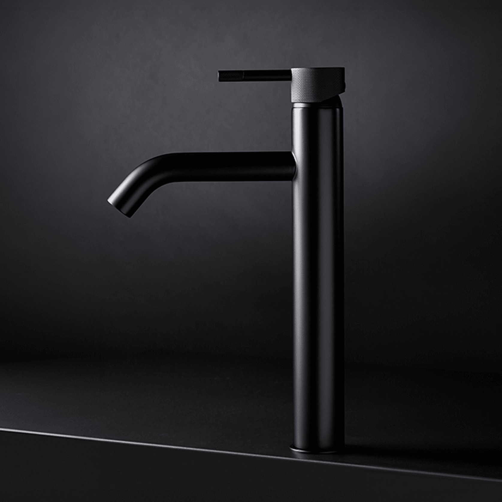 Uno Etch Extended Height Basin Mixer gallery detail image