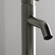 Uno Etch Extended Height Basin Mixer gallery detail image