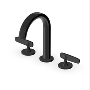 Veloce 3th Deck Mounted Basin Mixer Low Gooseneck Spout gallery detail image