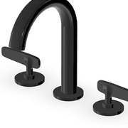 Veloce 3th Deck Mounted Basin Mixer Low Gooseneck Spout gallery detail image