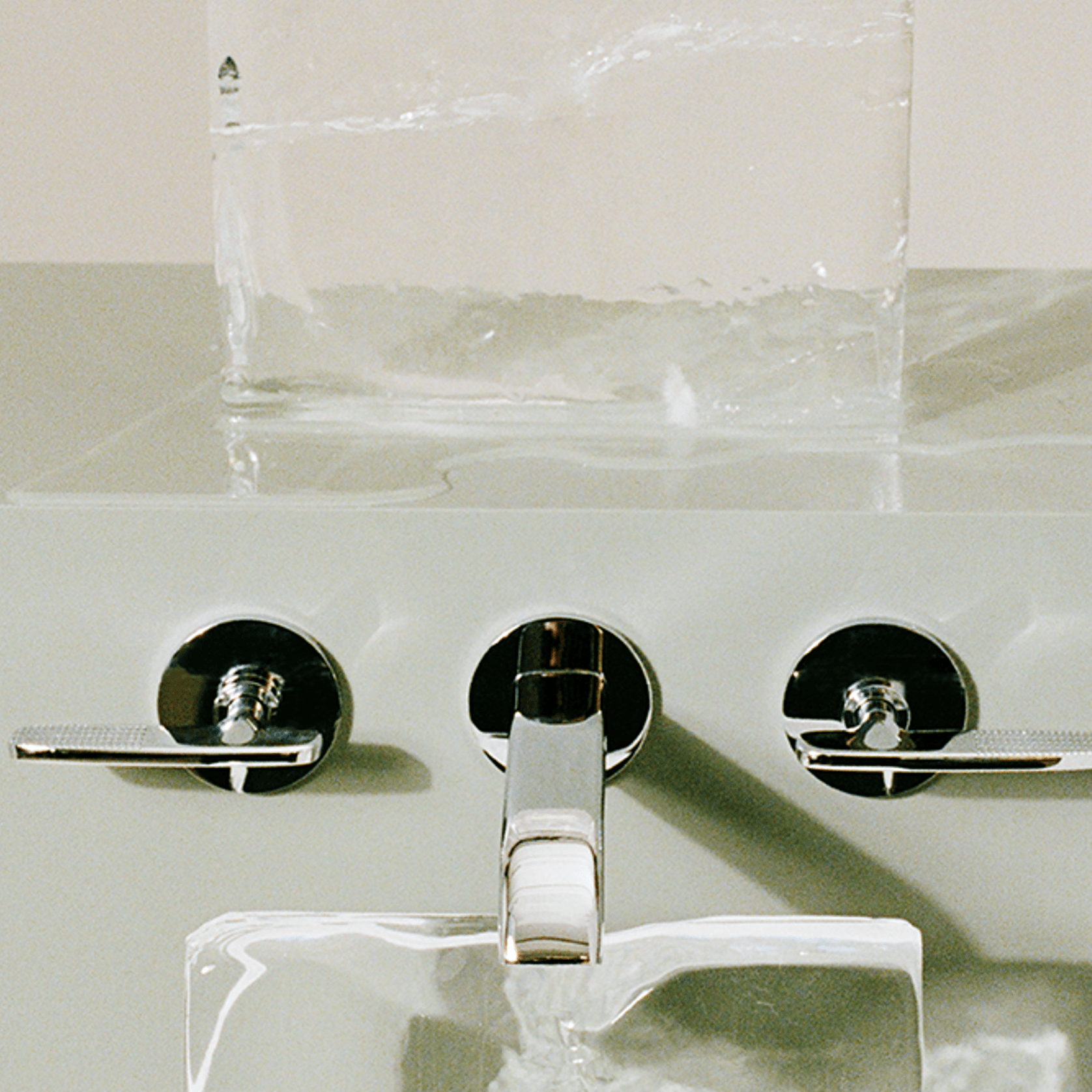 Veloce 3th Wall Mounted Basin Mixer 175mm gallery detail image