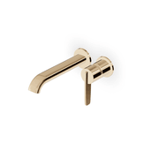 Veloce Wall Mounted Basin Mixer 200mm gallery detail image
