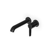 Veloce Wall Mounted Basin Mixer 200mm gallery detail image