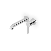 Veloce Wall Mounted Basin Mixer 200mm gallery detail image