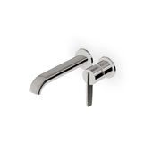 Veloce Wall Mounted Basin Mixer 200mm gallery detail image