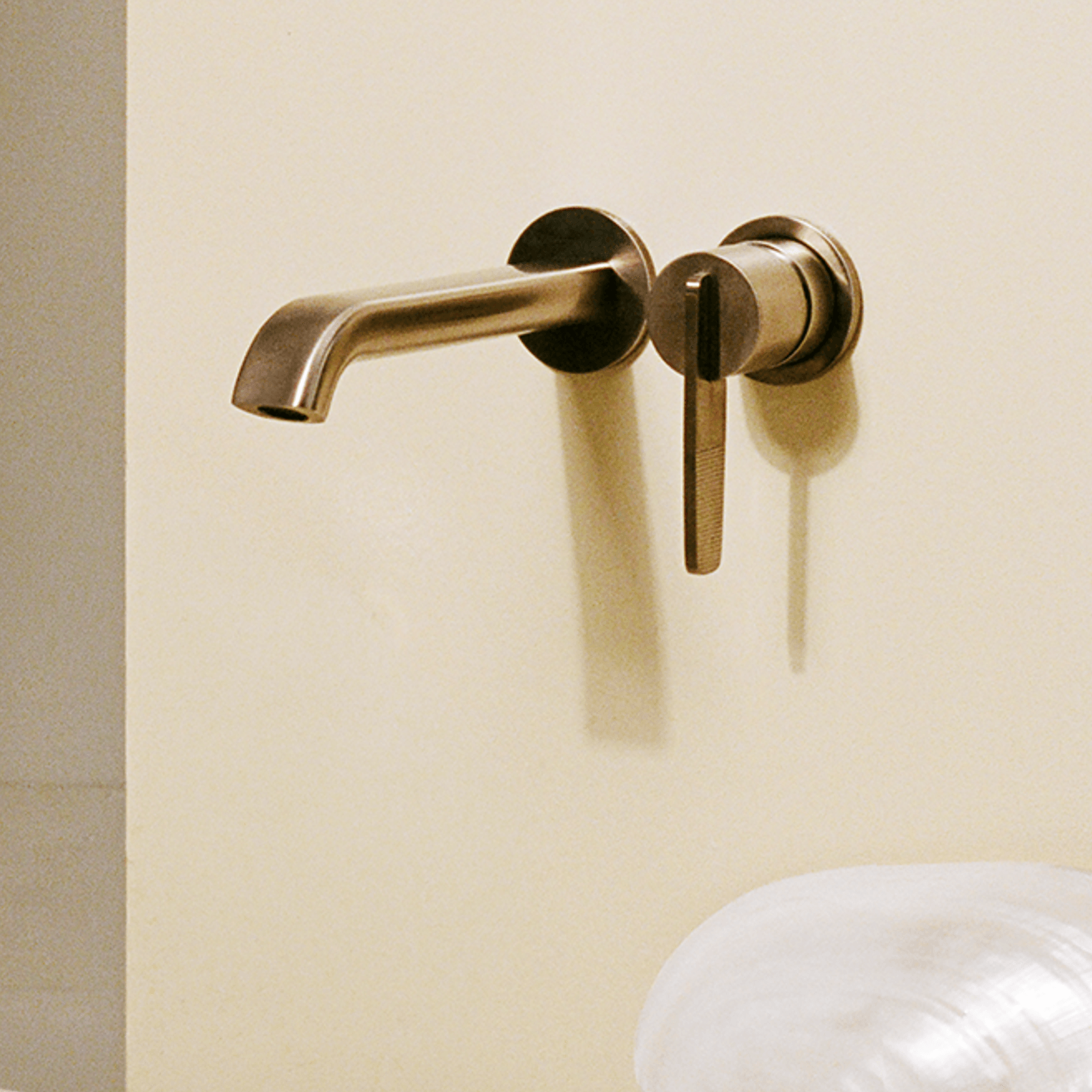 Veloce Wall Mounted Basin Mixer 225mm gallery detail image