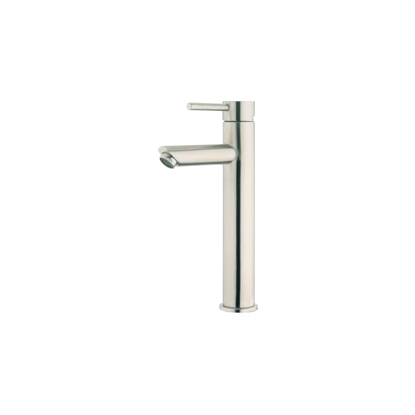 Stainless Minimal High Rise Basin Mixer gallery detail image