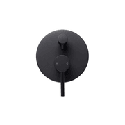 Lucid Pin Wall Mixer with Diverter Matte Black gallery detail image