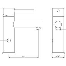 Mizu Drift Dual Function Sensor Basin Mixer gallery detail image