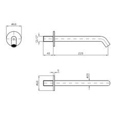 Gill Wall Spout 220mm gallery detail image