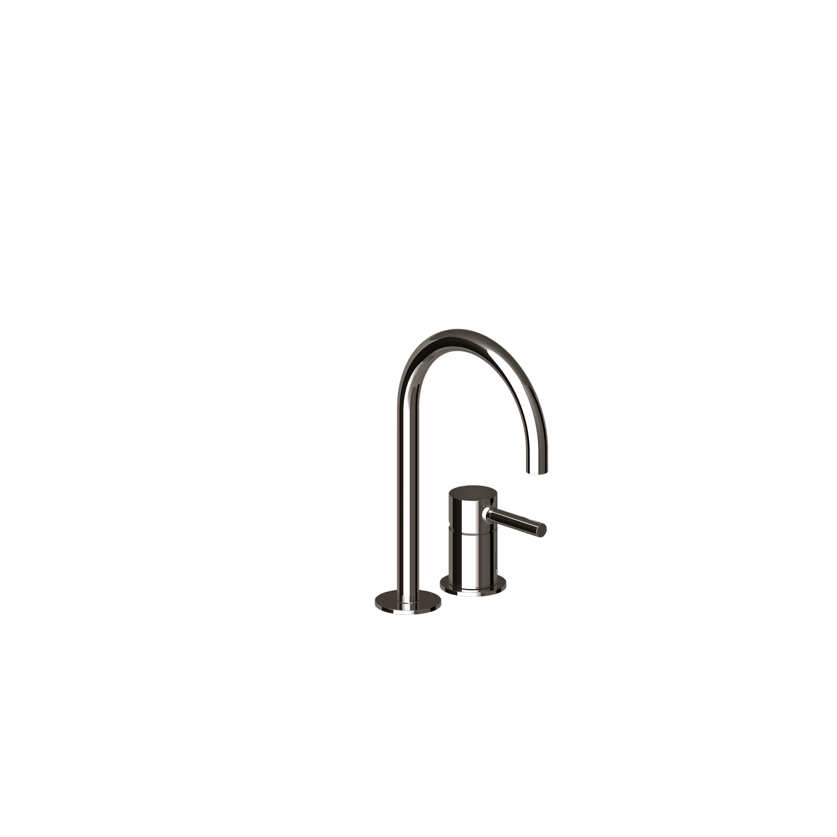 Pan 2 Tap Hole Basin Mixer High Spout gallery detail image