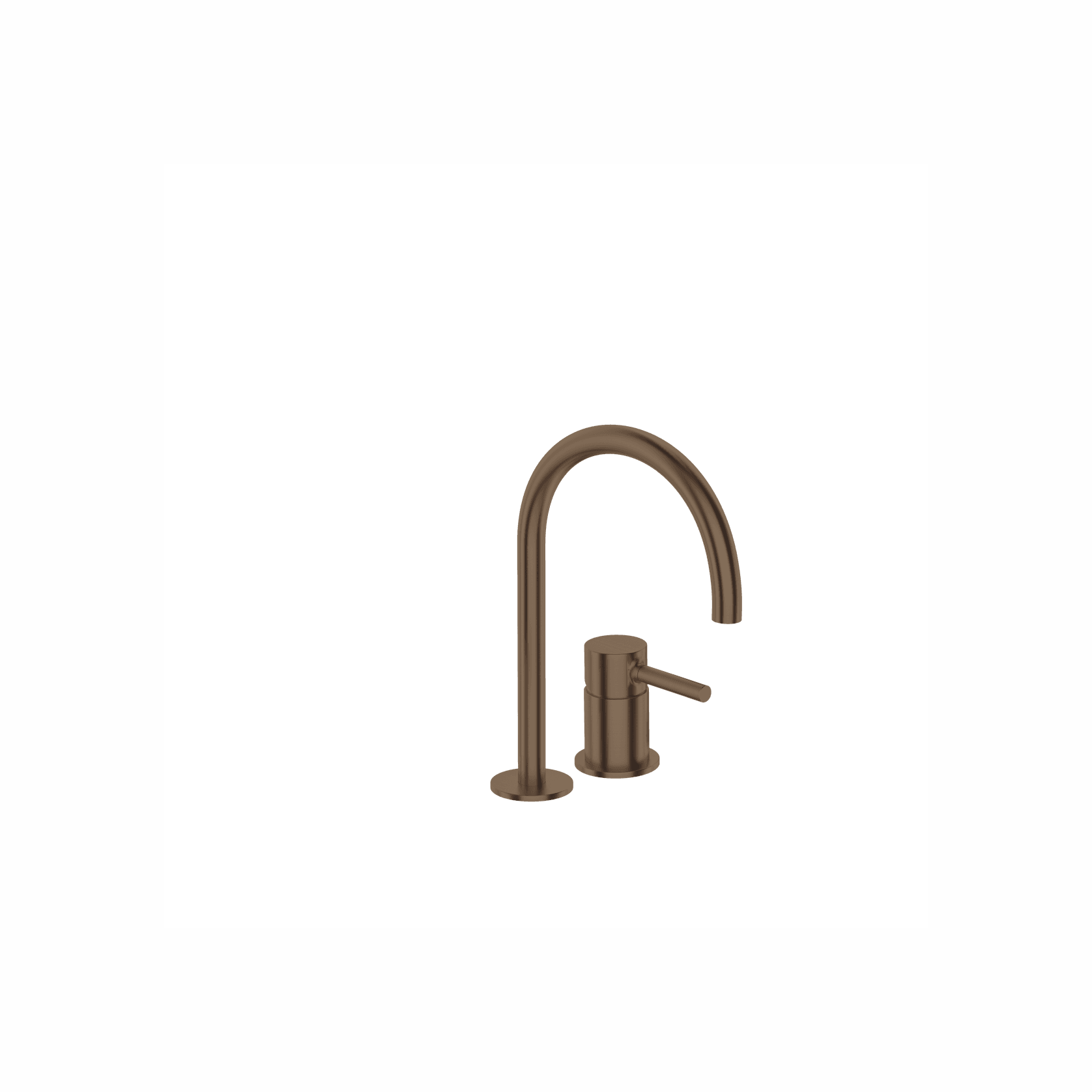 Pan 2 Tap Hole Basin Mixer High Spout gallery detail image