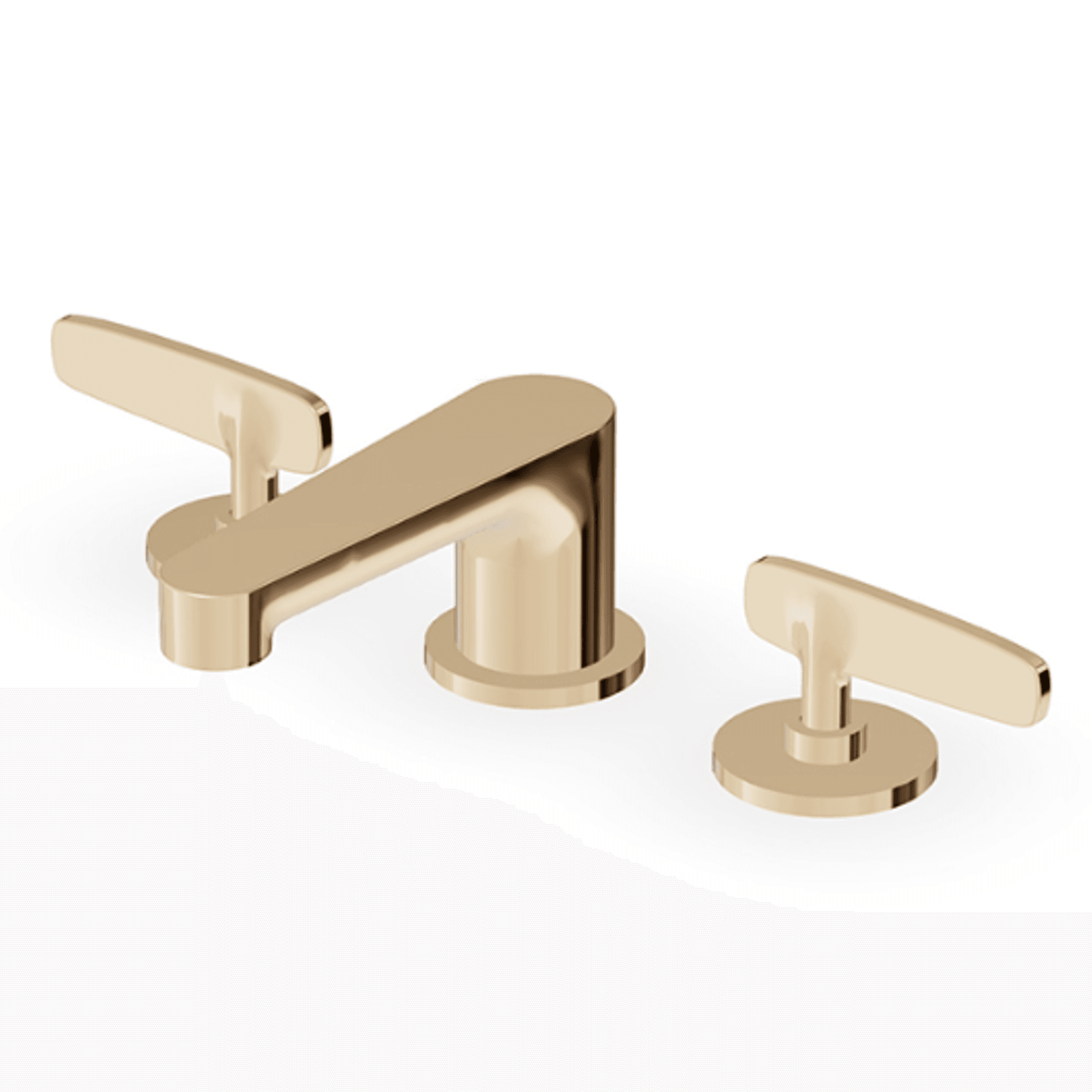 Veloce 3 tap hole Deck Mounted Basin Mixer gallery detail image