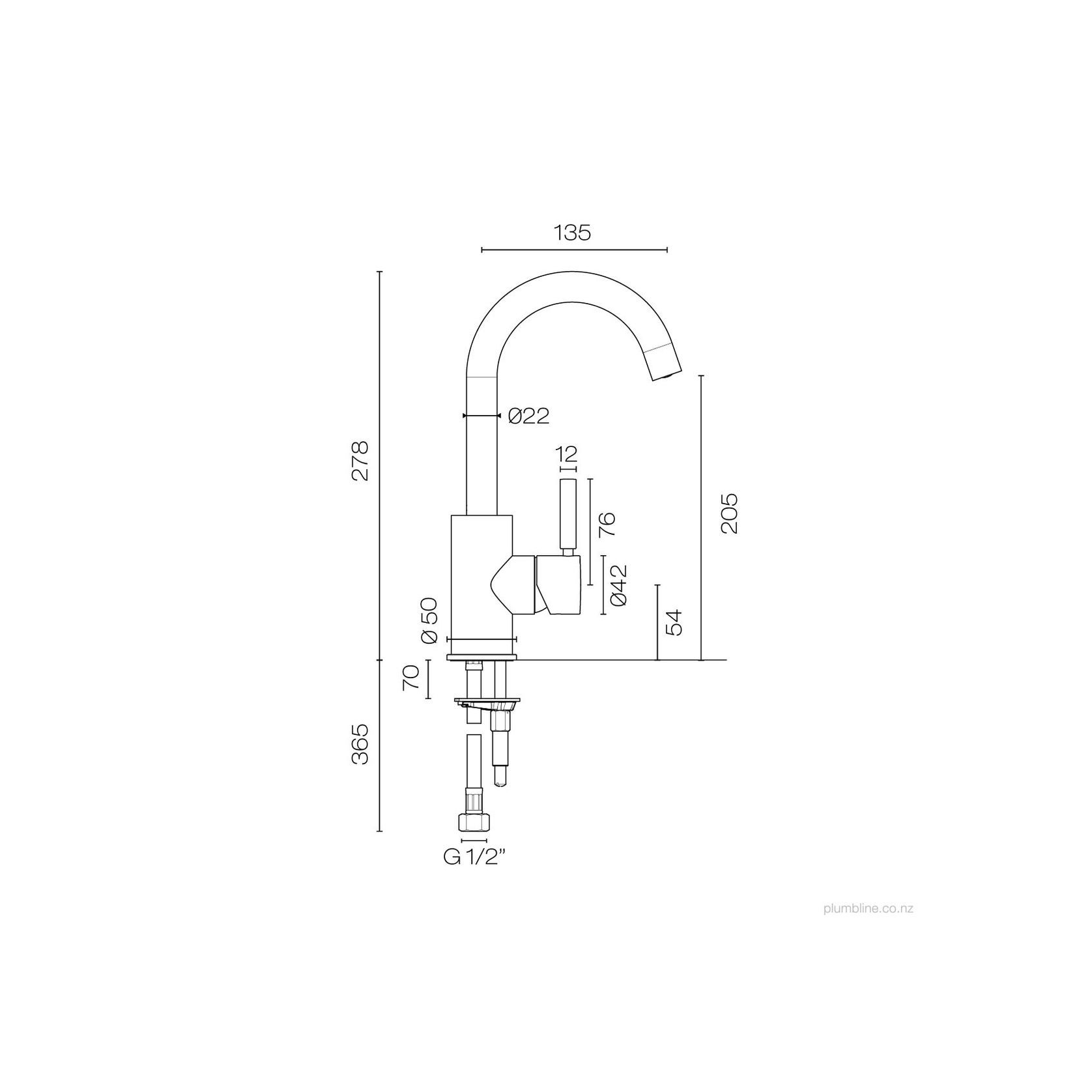 Buddy Pro Highrise Basin Mixer gallery detail image