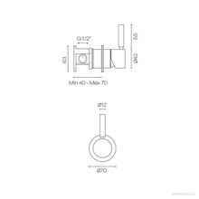 Buddy Pro Round Shower Mixer gallery detail image