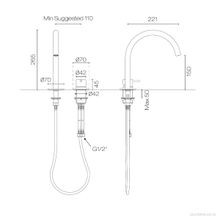 Buddy Round 2 Hole Basin Mixer gallery detail image