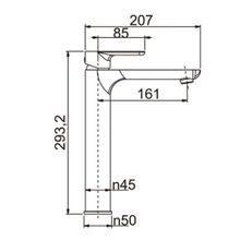 OX0152.BM | Vog - Tall Basin Mixer gallery detail image