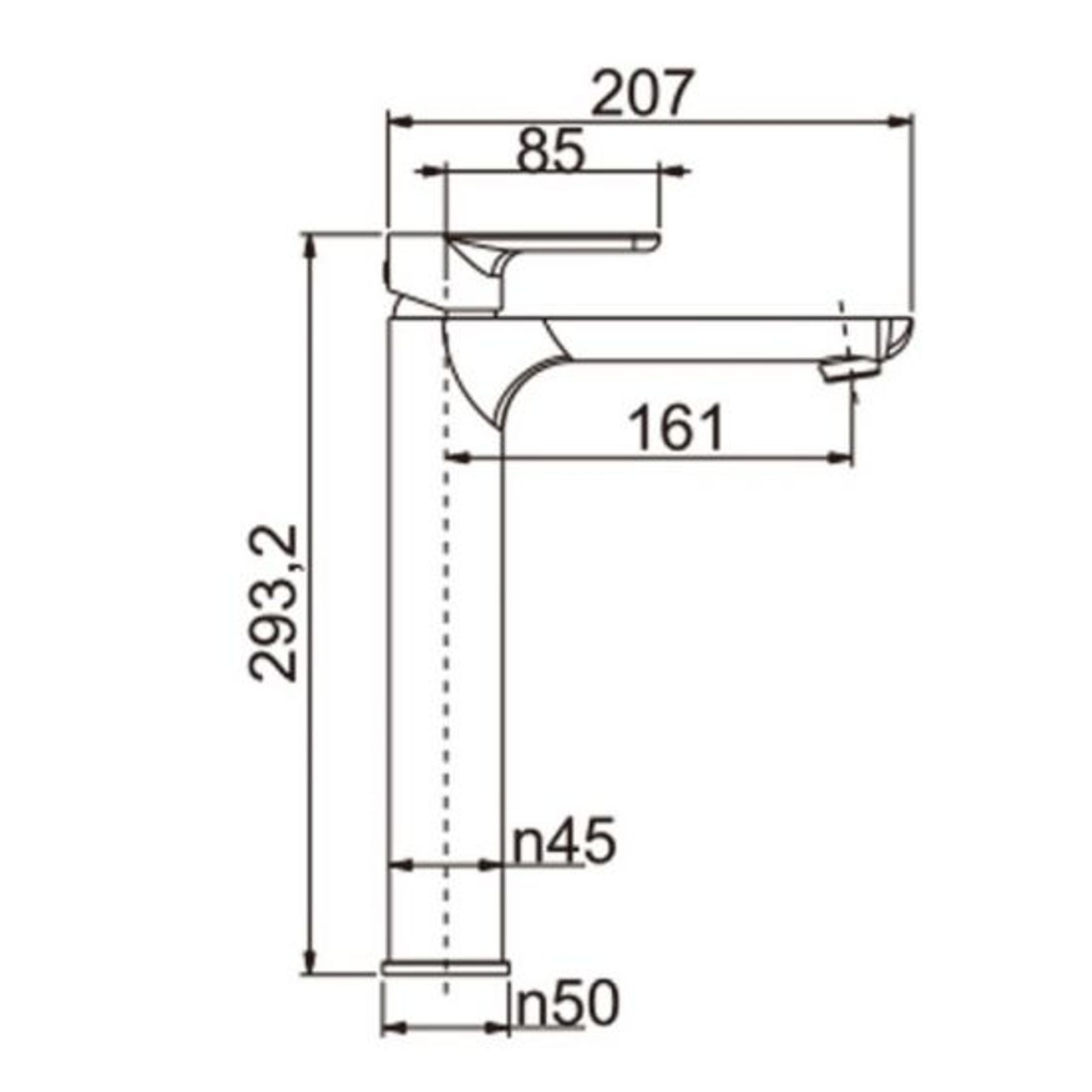 OX0152.BM | Vog - Tall Basin Mixer gallery detail image