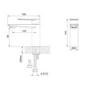 CODE Pure Basin Mixer - 7 Colours gallery detail image