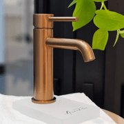 Lucid Pin Basin Mixer Brushed Copper gallery detail image