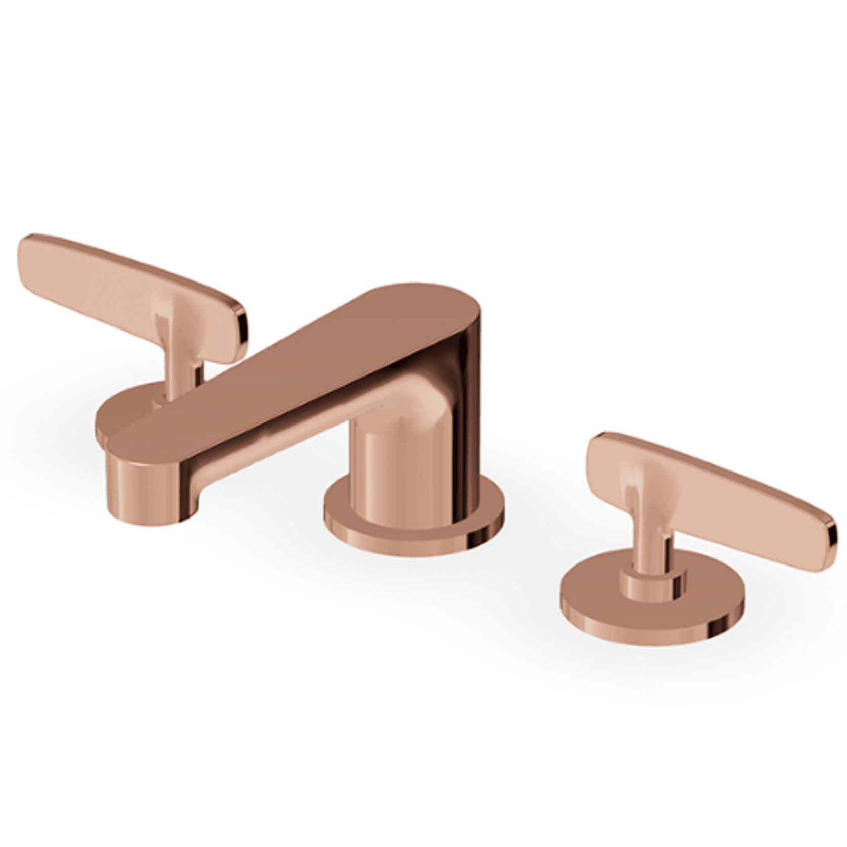 Veloce 3 tap hole Deck Mounted Basin Mixer gallery detail image