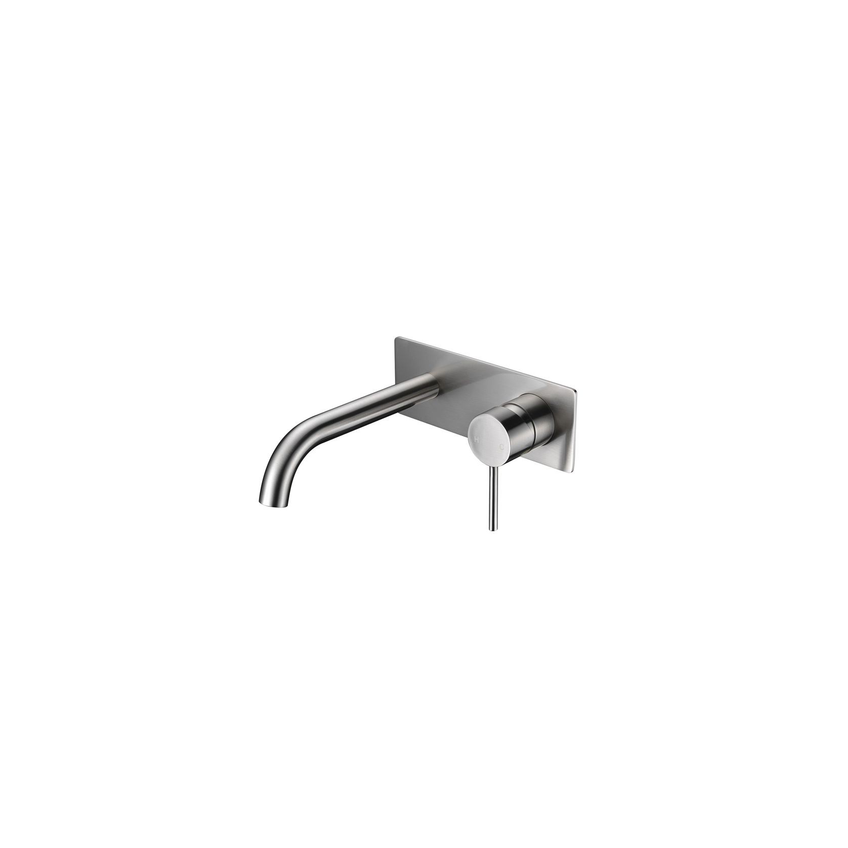 Unika Hali Wall Basin Mixer with Curved Spout gallery detail image