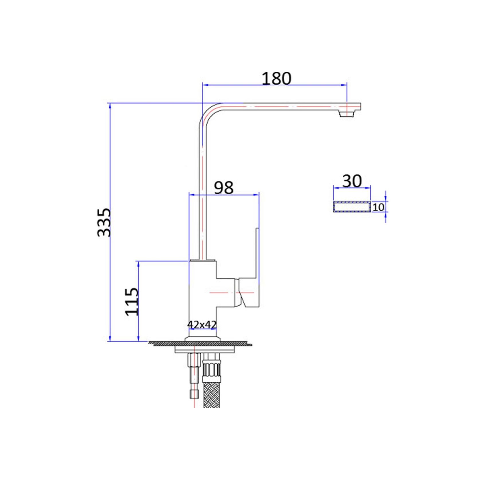 Unika Verona High Rise Sink Mixer C gallery detail image