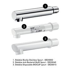 Delabie Securitherm Wall Mounted Bioclip Basin Mixer gallery detail image