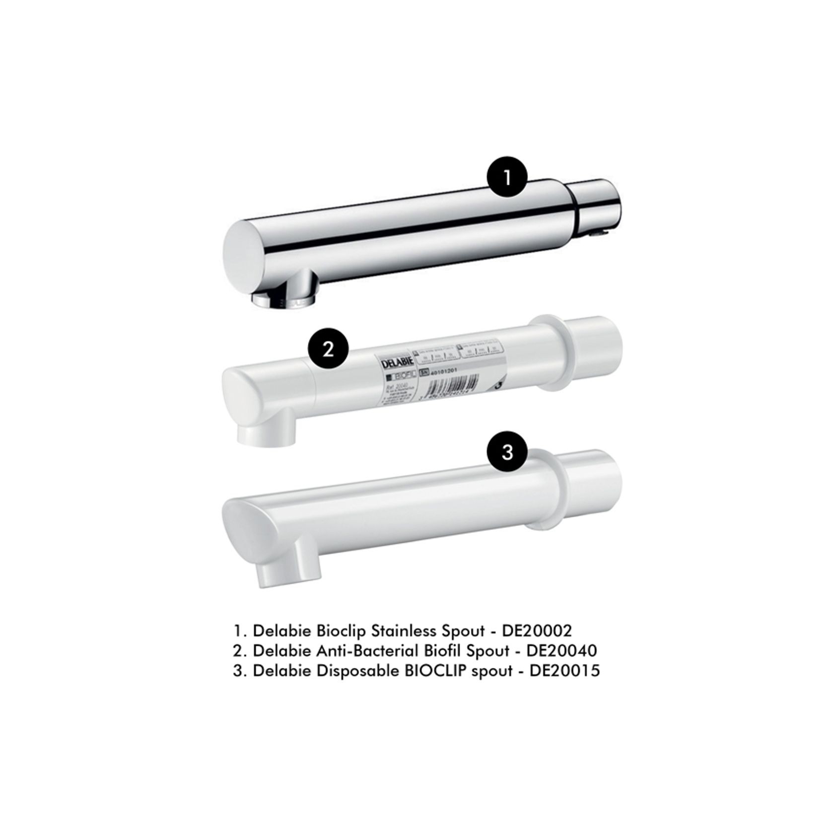 Delabie Securitherm Wall Mounted Bioclip Basin Mixer gallery detail image