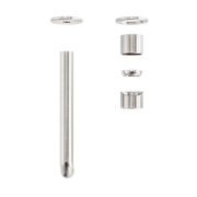 Zen SS316L Wall Basin/Bath Mixer Separate Back Plate 230mm Spout Trim Kits | Brushed Nickel gallery detail image