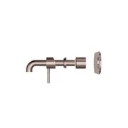 Zen SS316L Wall Basin/Bath Mixer 185mm Spout Trim Kits | Brushed Bronze gallery detail image