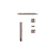Zen SS316L Wall Basin/Bath Mixer 185mm Spout Trim Kits | Brushed Bronze gallery detail image