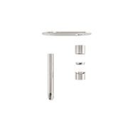 Zen SS316L Wall Basin/Bath Mixer 230mm Spout Trim Kits | Brushed Nickel gallery detail image