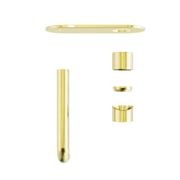Zen SS316L Wall Basin/Bath Mixer 185mm Spout Trim Kits | Brushed Gold gallery detail image
