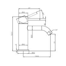 Zen SS316L Basin Mixer | Brushed Nickel gallery detail image