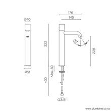 Nostromo Vessel Basin Mixer With Knob Handle gallery detail image