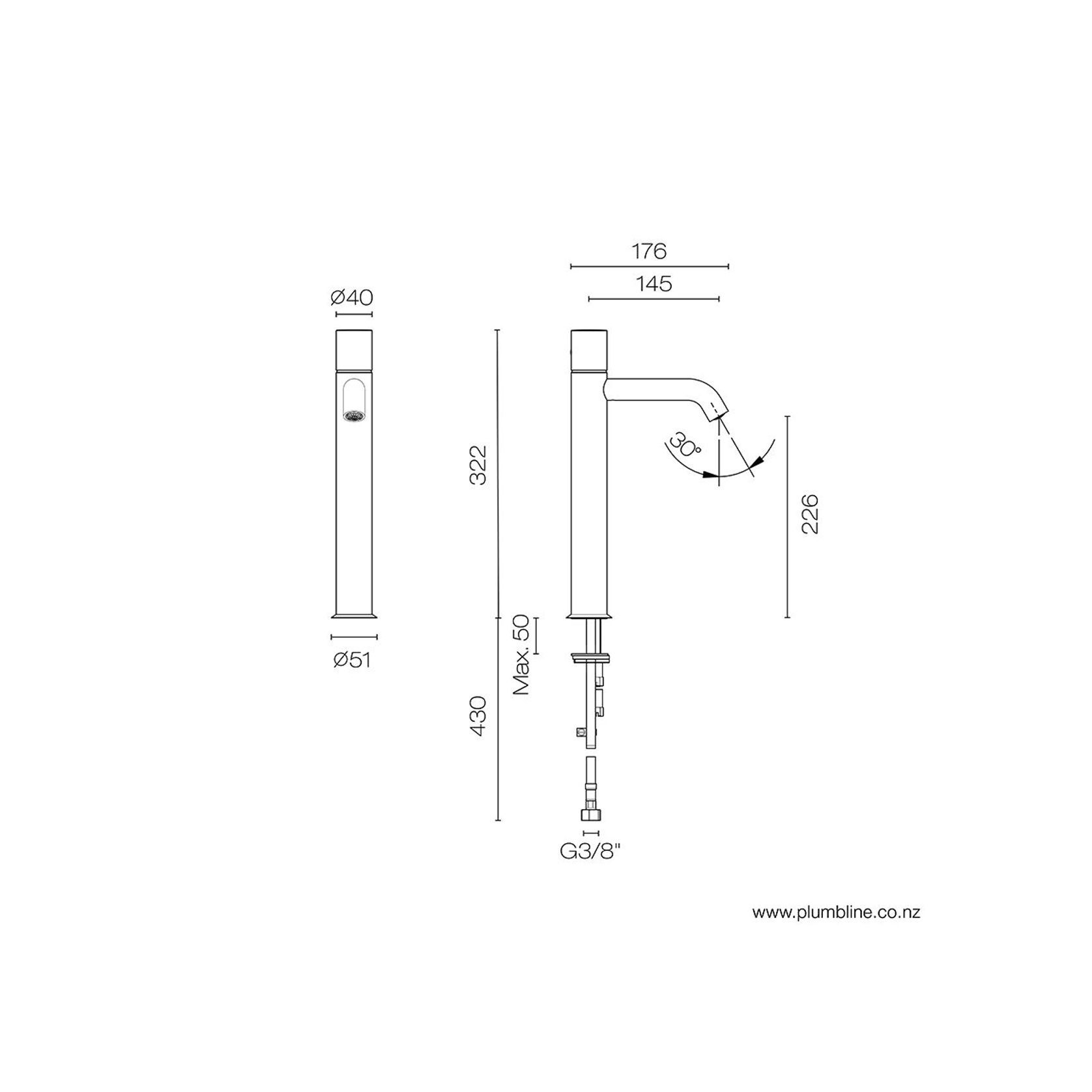 Nostromo Vessel Basin Mixer With Knob Handle gallery detail image