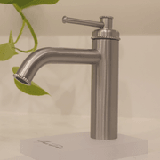 Alessia Basin Mixer Brushed Nickel gallery detail image