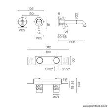 Icona Wall Mount Mixer gallery detail image