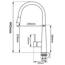 Pull Out Kitchen Mixer Gunmetal gallery detail image
