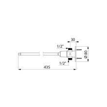 DELABIE Tempogenou inline m15mm lever L350 - Lead free* gallery detail image