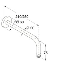 Minimal Wall-mounted Spout by Boffi gallery detail image